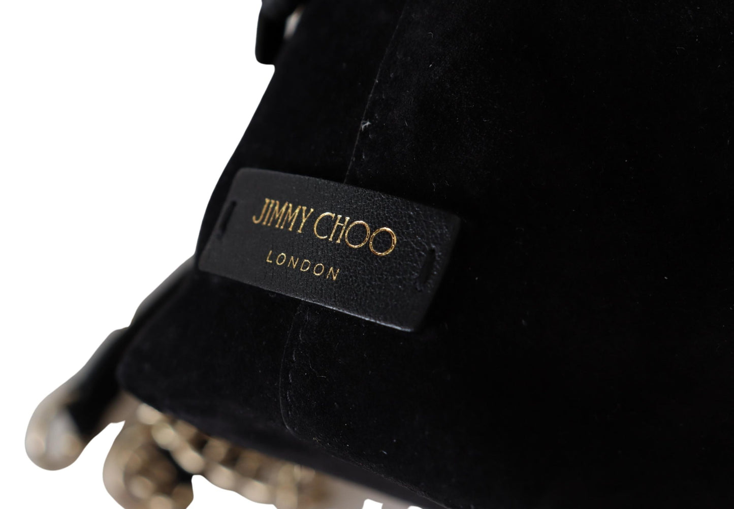 Schwarze Wildleder Callie Sue Bucket Umhängetasche