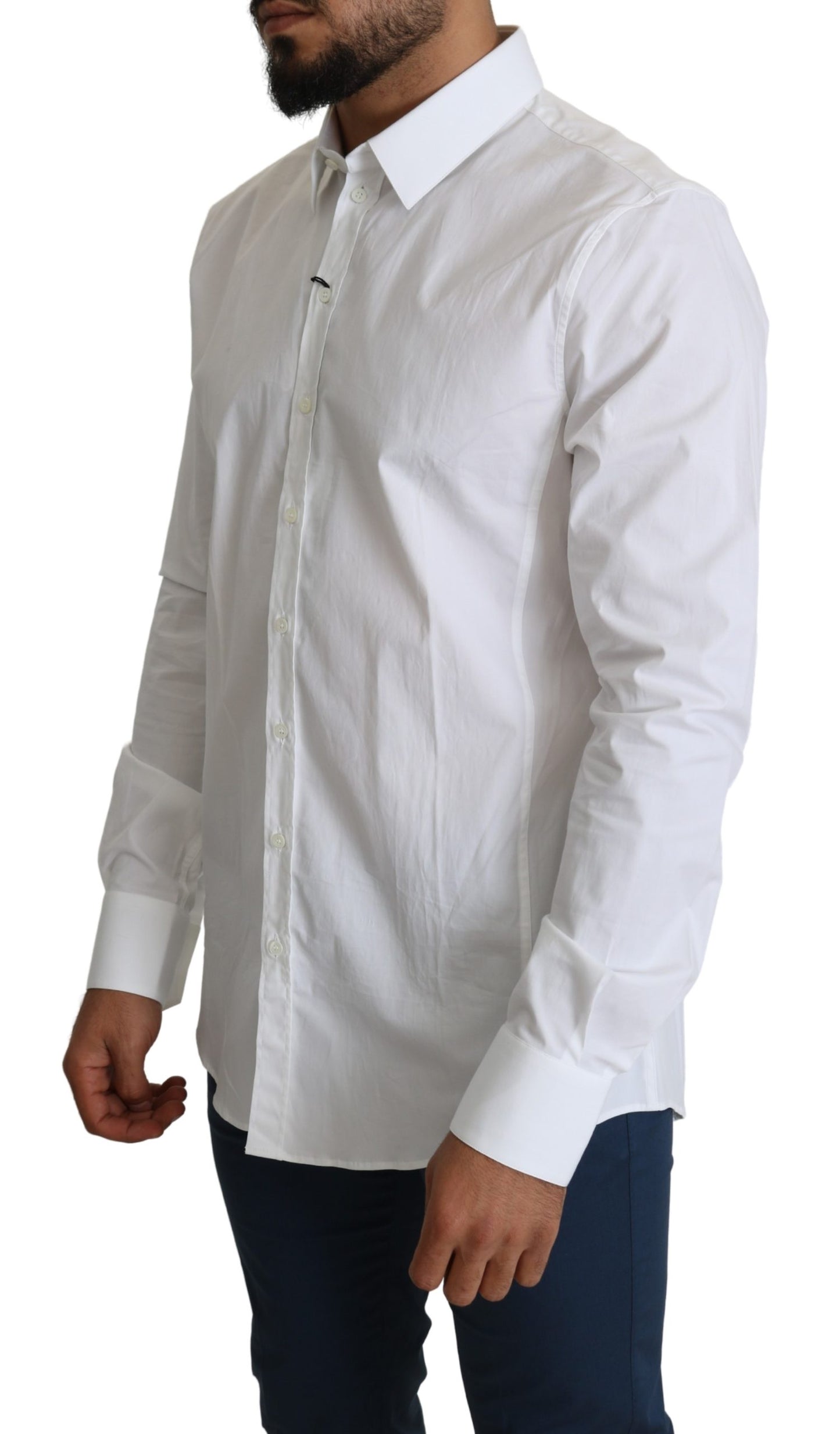 Weißes formelles Oberteil SICILIA Baumwollhemd