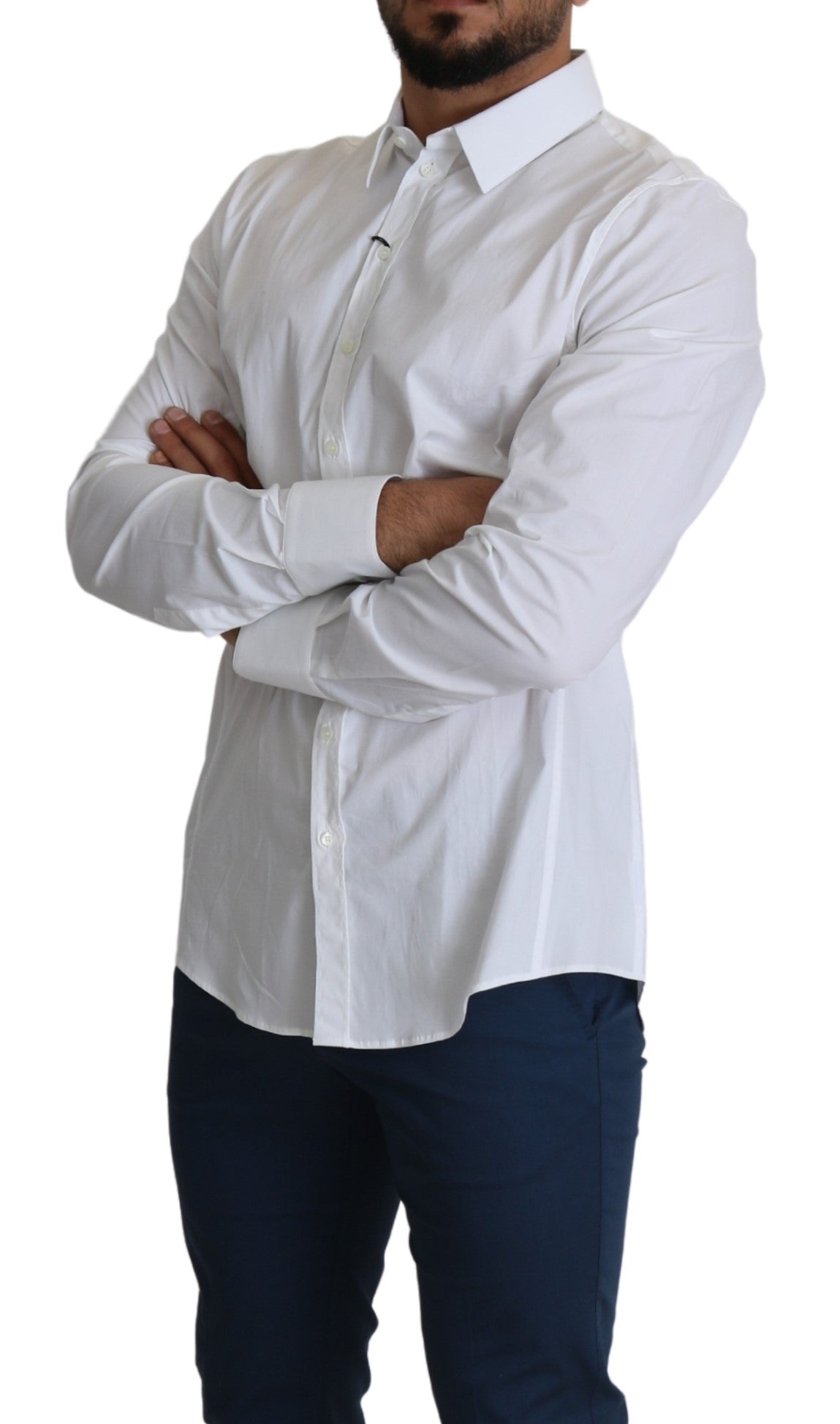 Weißes formelles Oberteil SICILIA Baumwollhemd