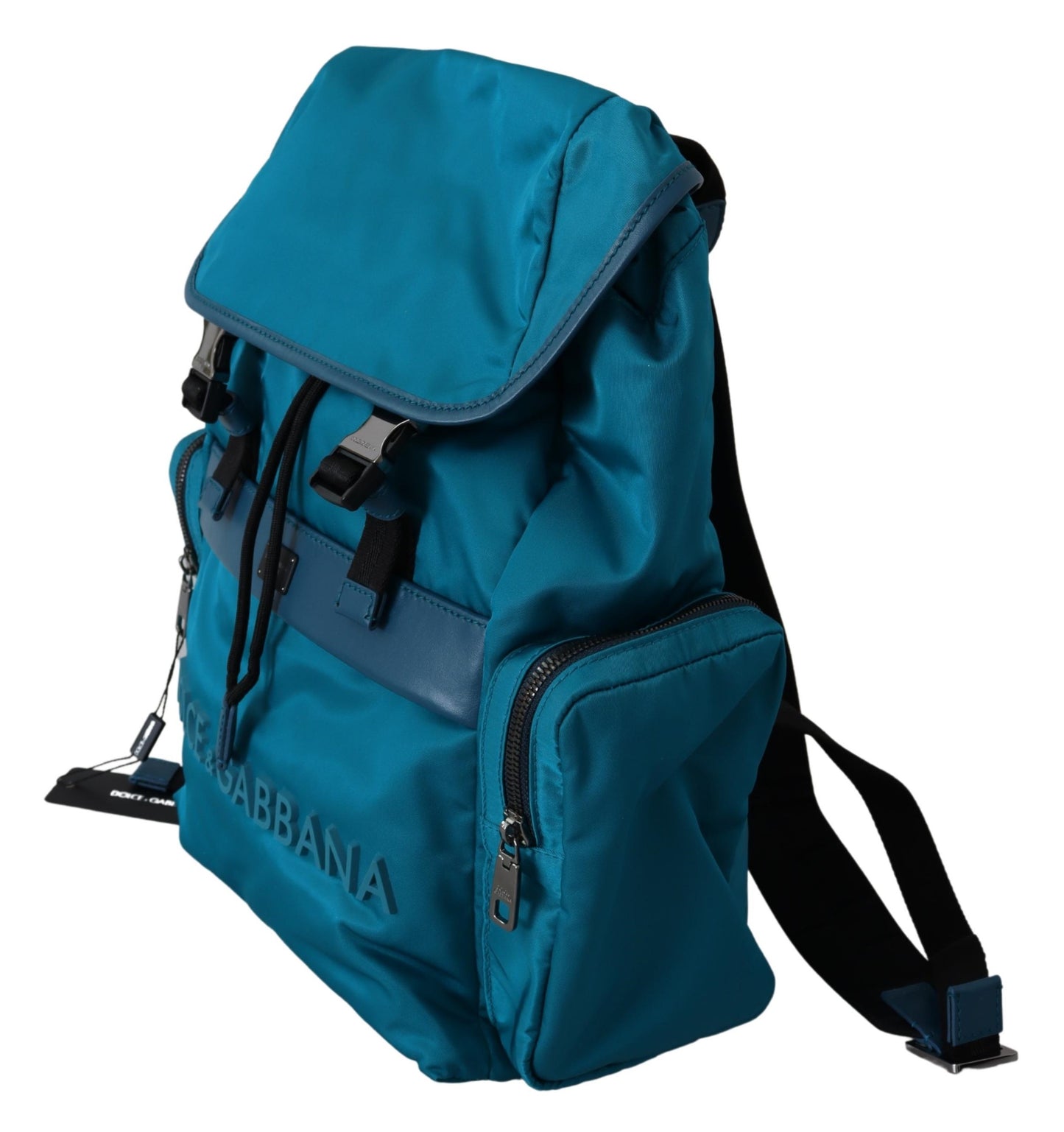 Blau Grün Nylon Schule Reise Rucksack