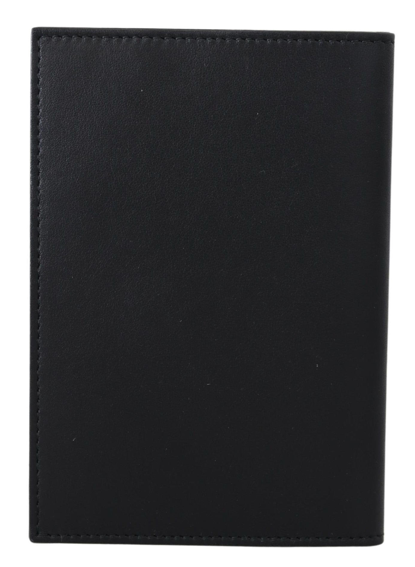 Schwarzes Bifold Passport Holder Männer Exotisches Leder Portemonnaie