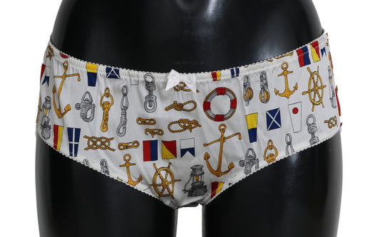 Unterwäsche Sailor Print Silk Bottoms