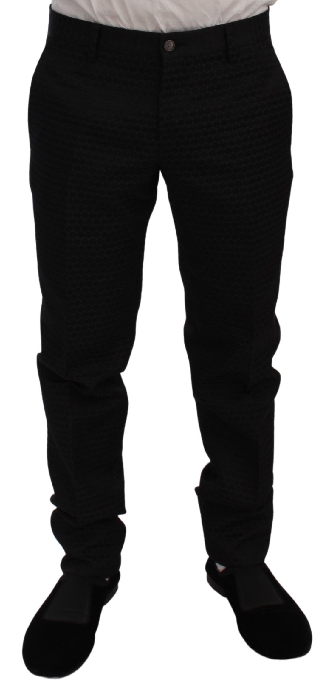 Schwarzer Slim Fit 3 Stück Wolle MARTINI Anzug