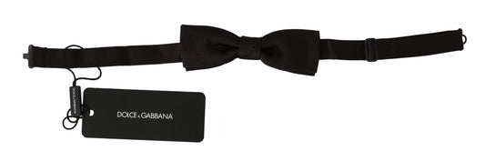 Dunkelbraune Seidenfliege für Männer mit verstellbarem Hals