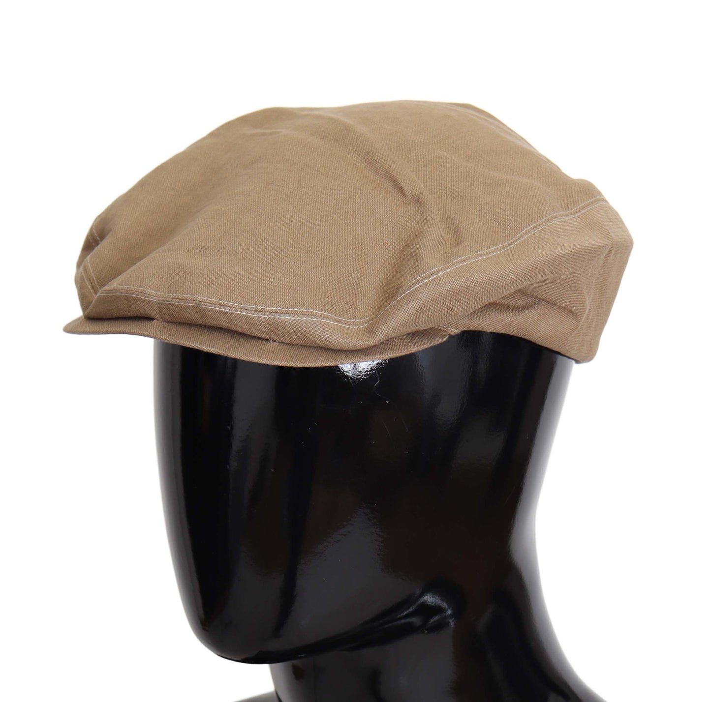 Beige Solide Newsboy Männer Capello Polyester Hut
