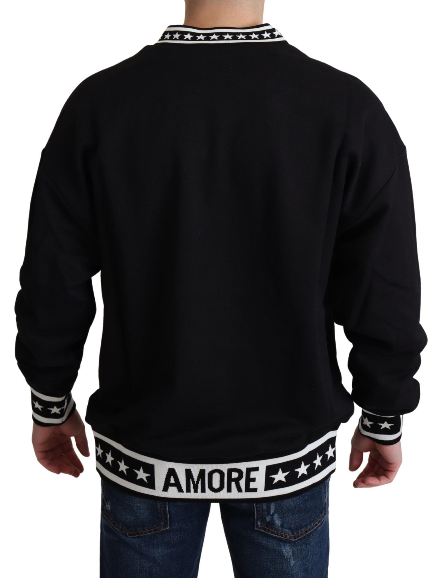 Schwarzer DG AMORE DNA Pullover Herren Sweater