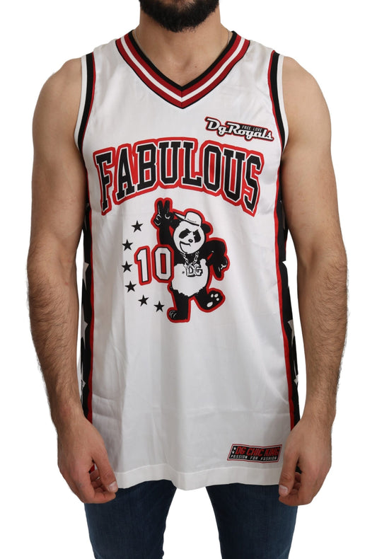 Weißes DG Royals Tank Top T-shirt