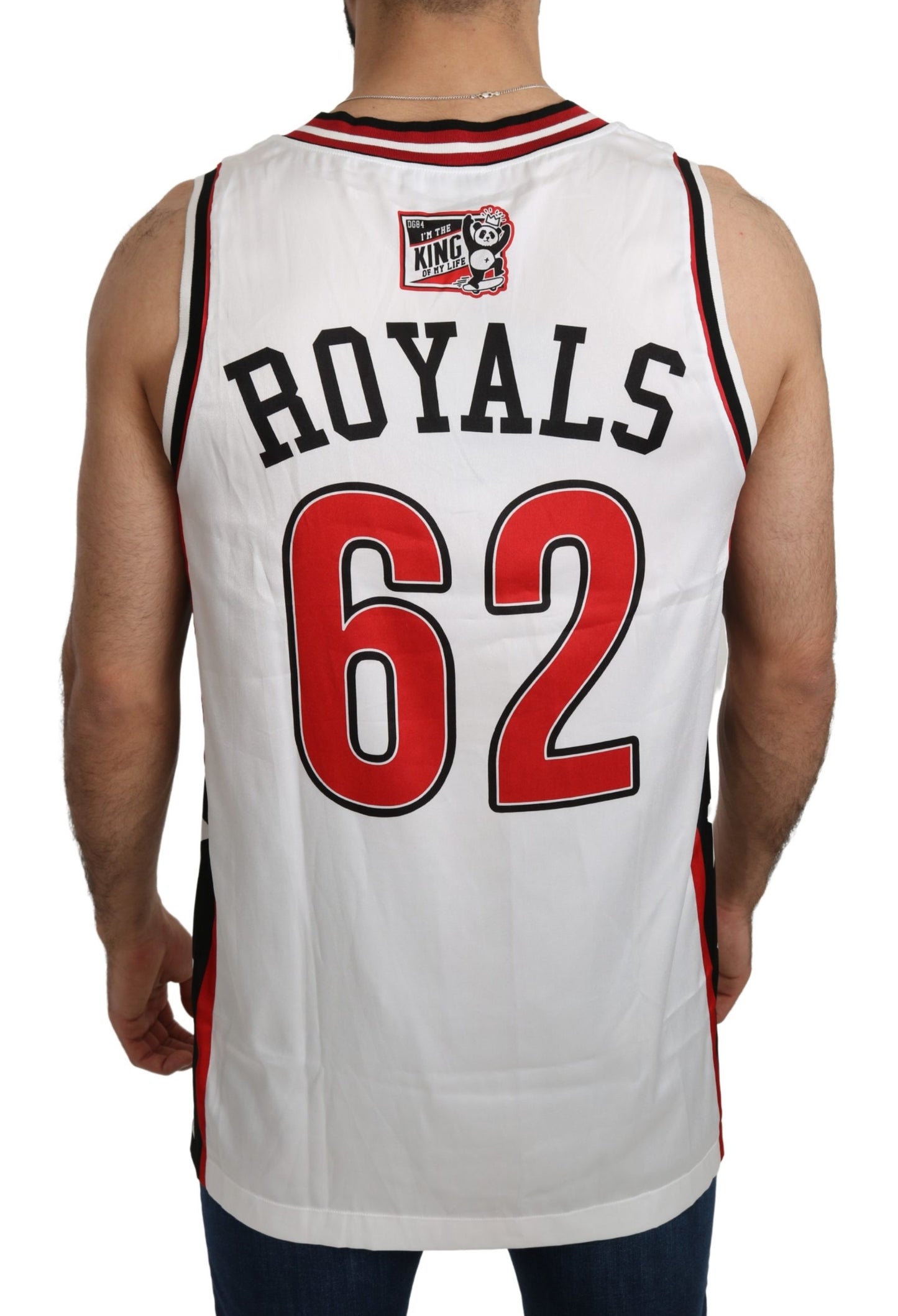 Weißes DG Royals Tank Top T-shirt