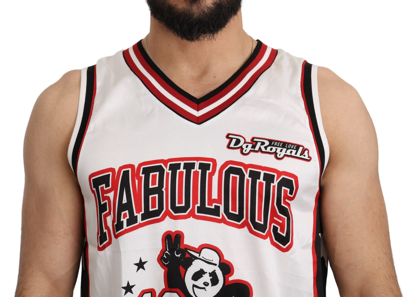 Weißes DG Royals Tank Top T-shirt