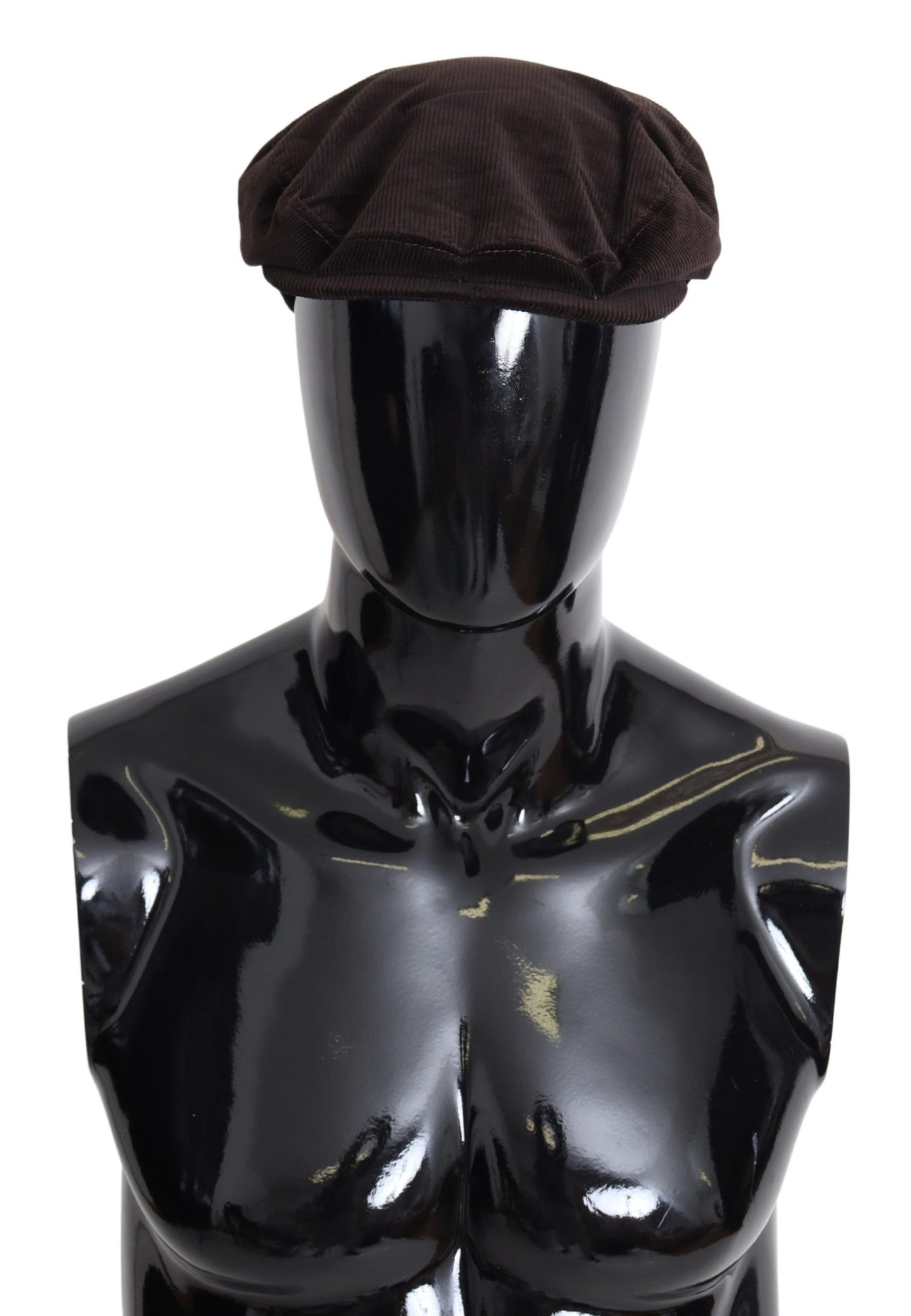 Braun Baumwolle Logo Newsboy Cap Männer Cabbie Hut