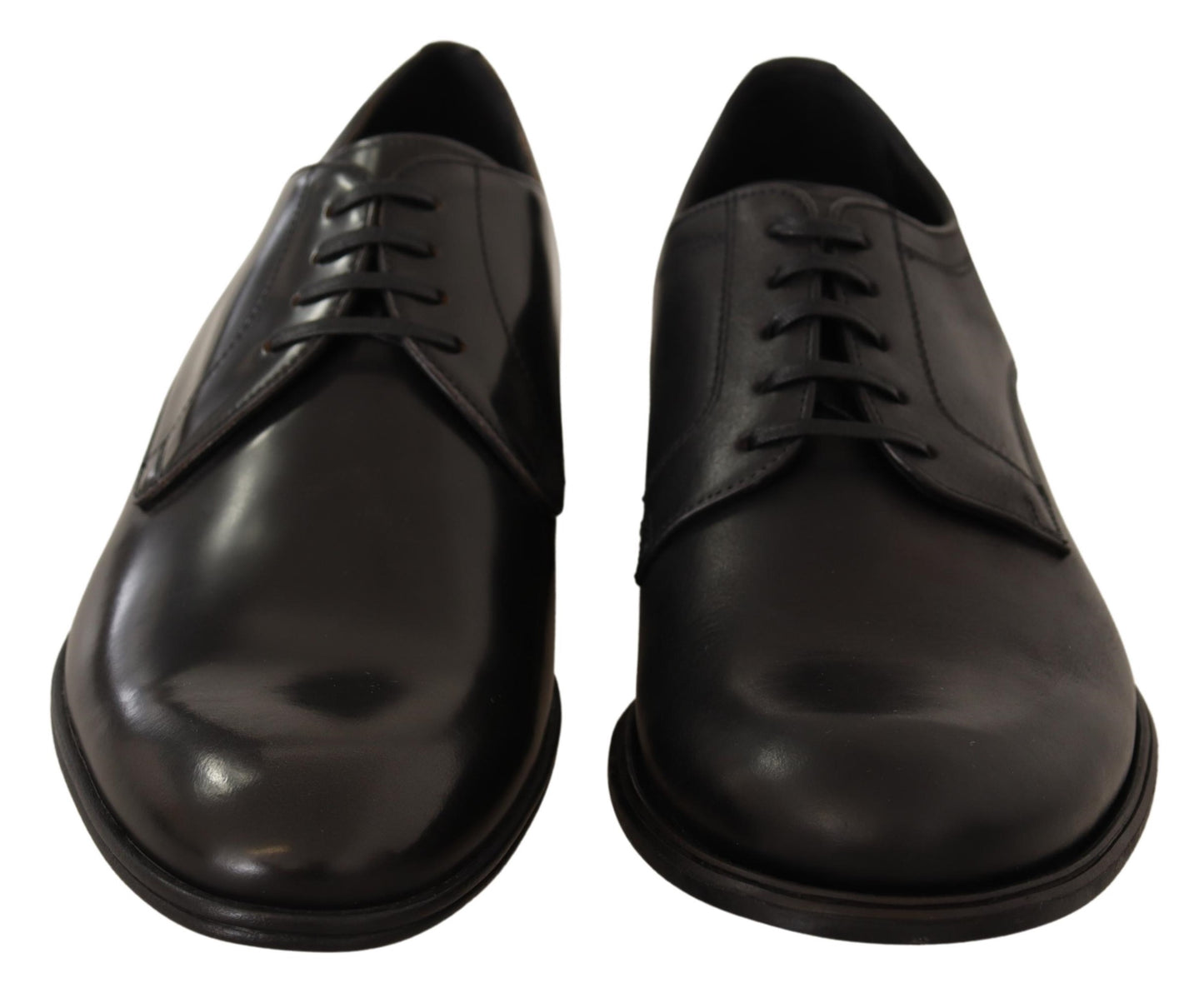 Schwarze Schnürschuhe aus Leder für Männer Formelle Derby-Schuhe