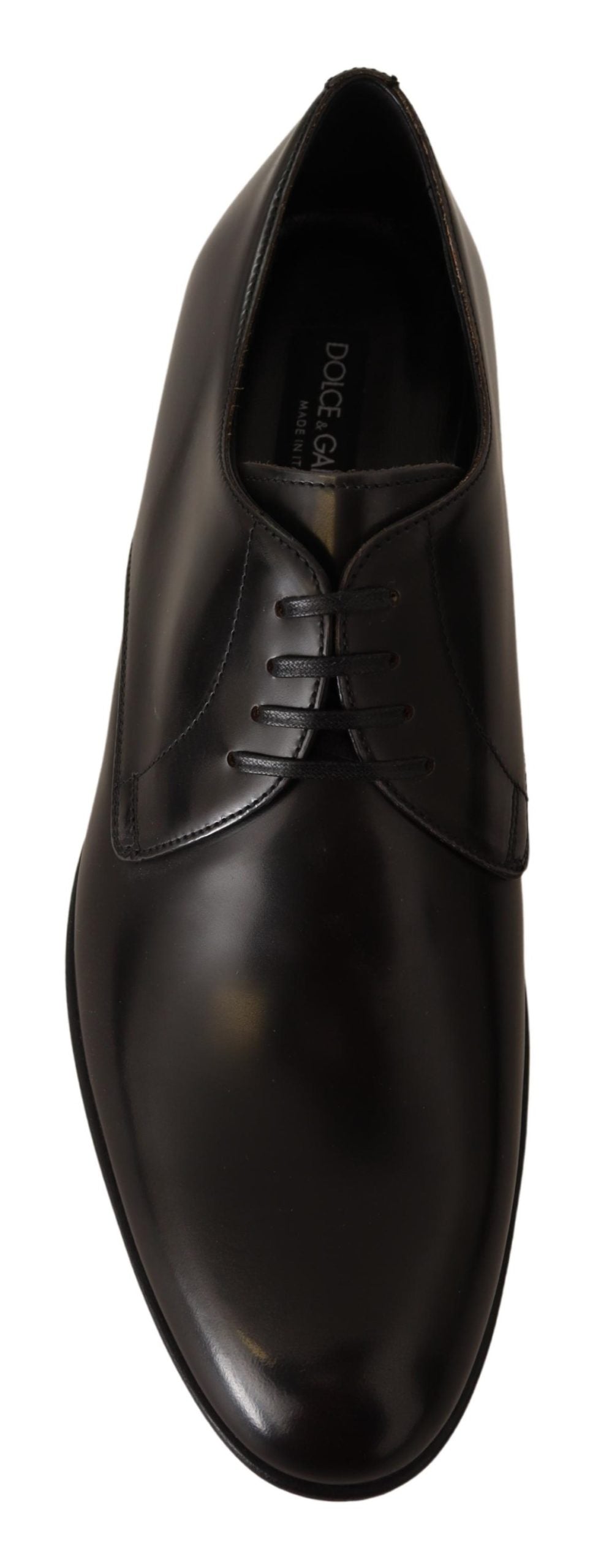 Schwarze Schnürschuhe aus Leder für Männer Formelle Derby-Schuhe