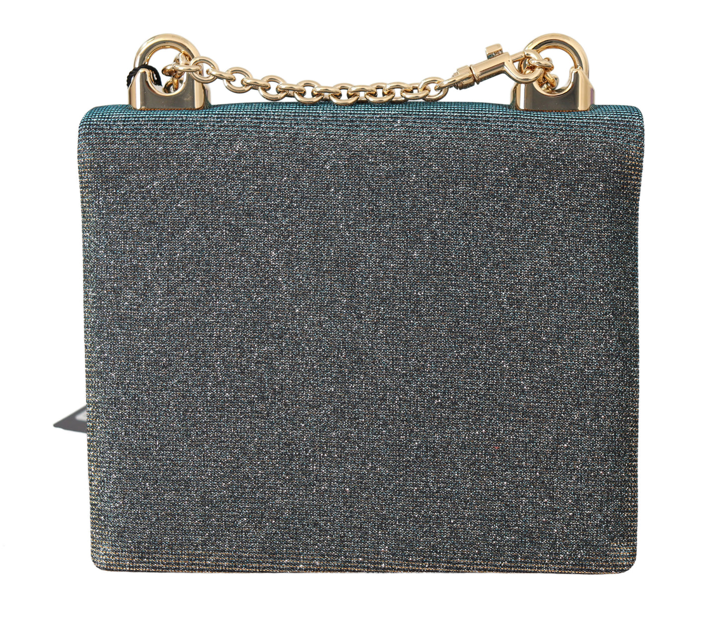 Blau Baumwolle #DG Gold Kette Mini Crossbody Borse Tasche