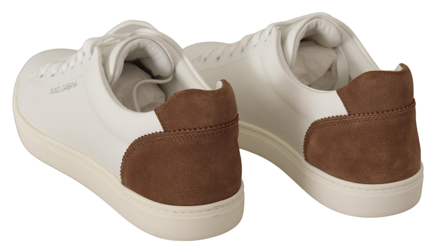 Weiß Leder Wildleder Low Top Turnschuhe Schuhe