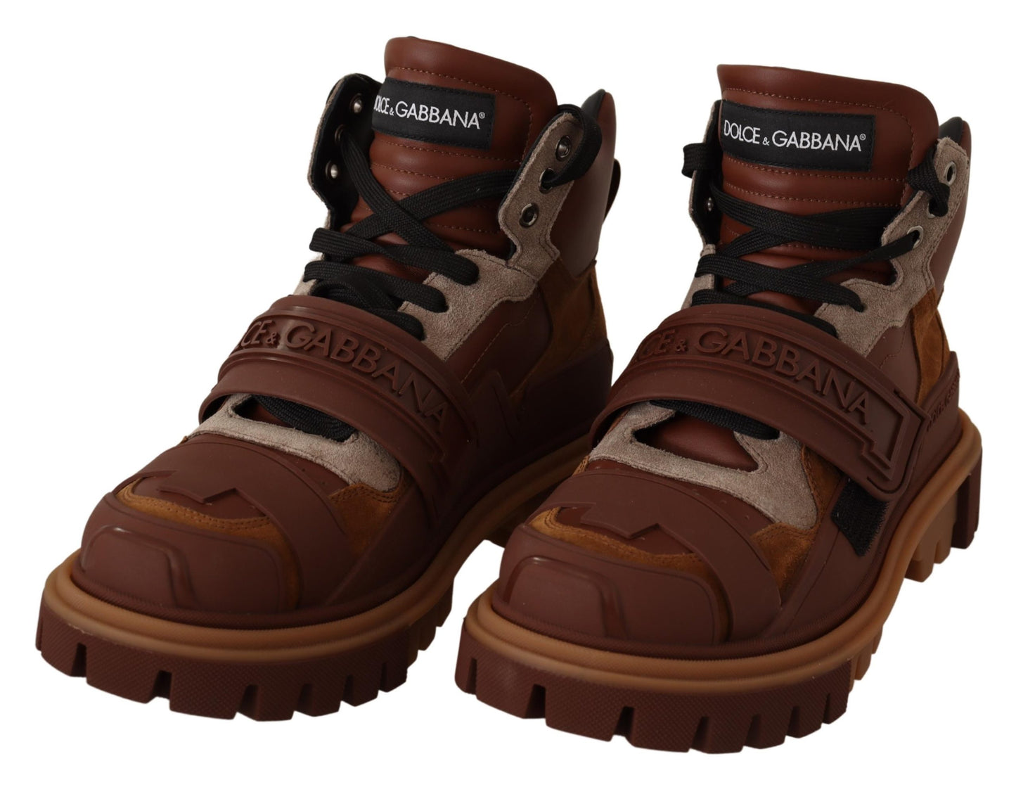 Braunes Leder Herrenstiefel Hi-Trekking Schuhe