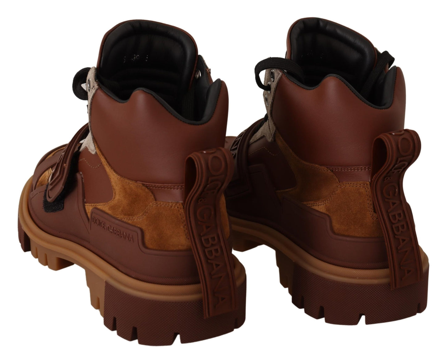 Braunes Leder Herrenstiefel Hi-Trekking Schuhe