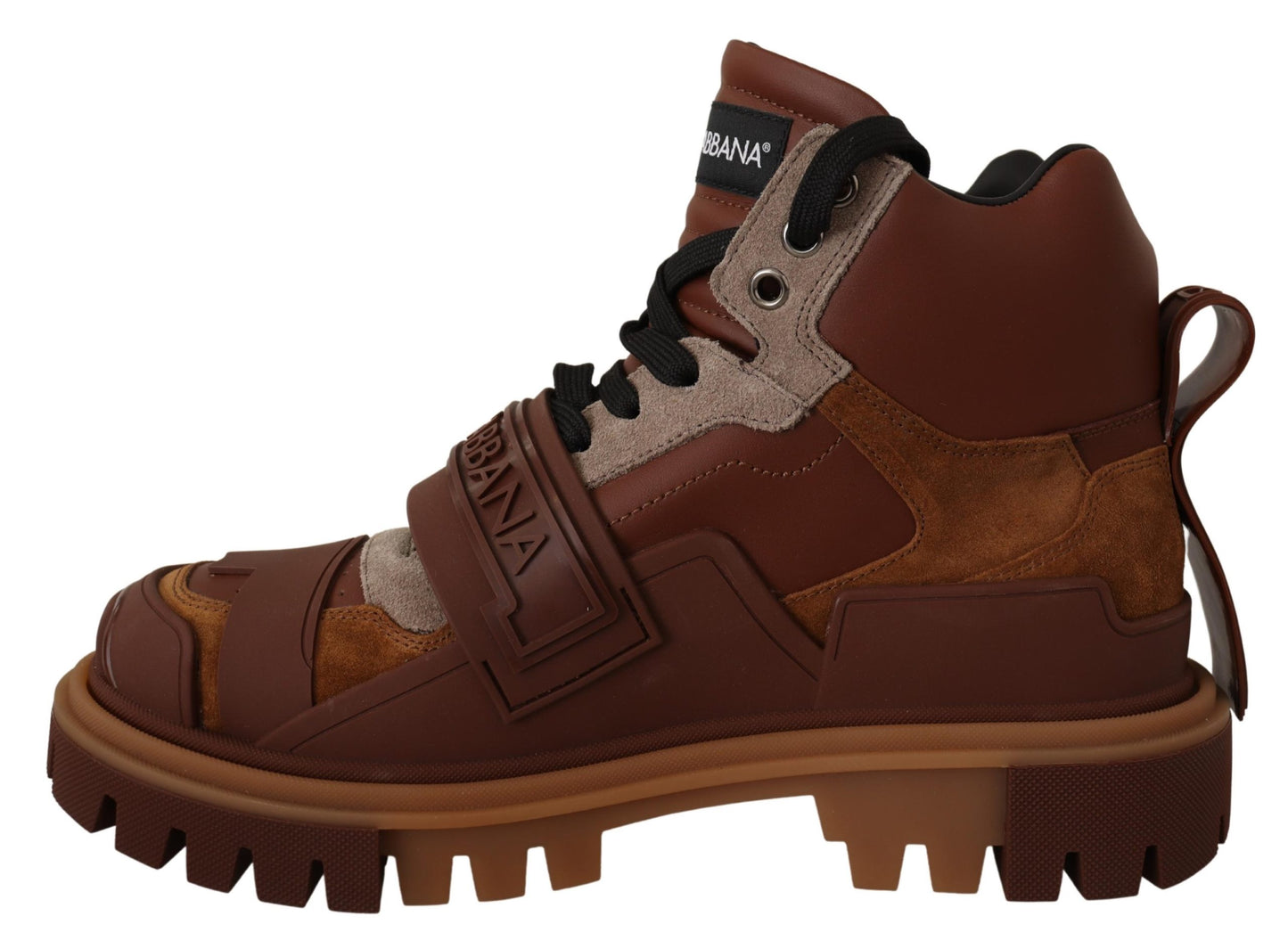 Braunes Leder Herrenstiefel Hi-Trekking Schuhe