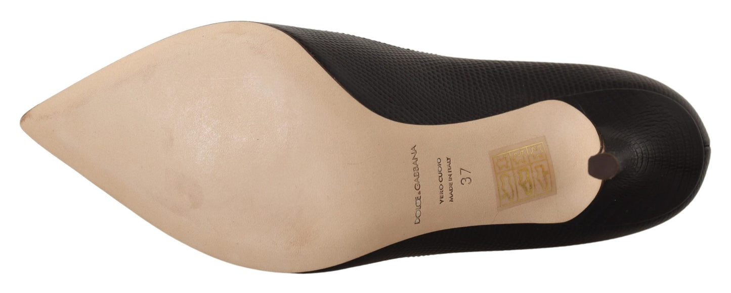 Blau Leder Crystal Heels Pumps Heels Schuhe