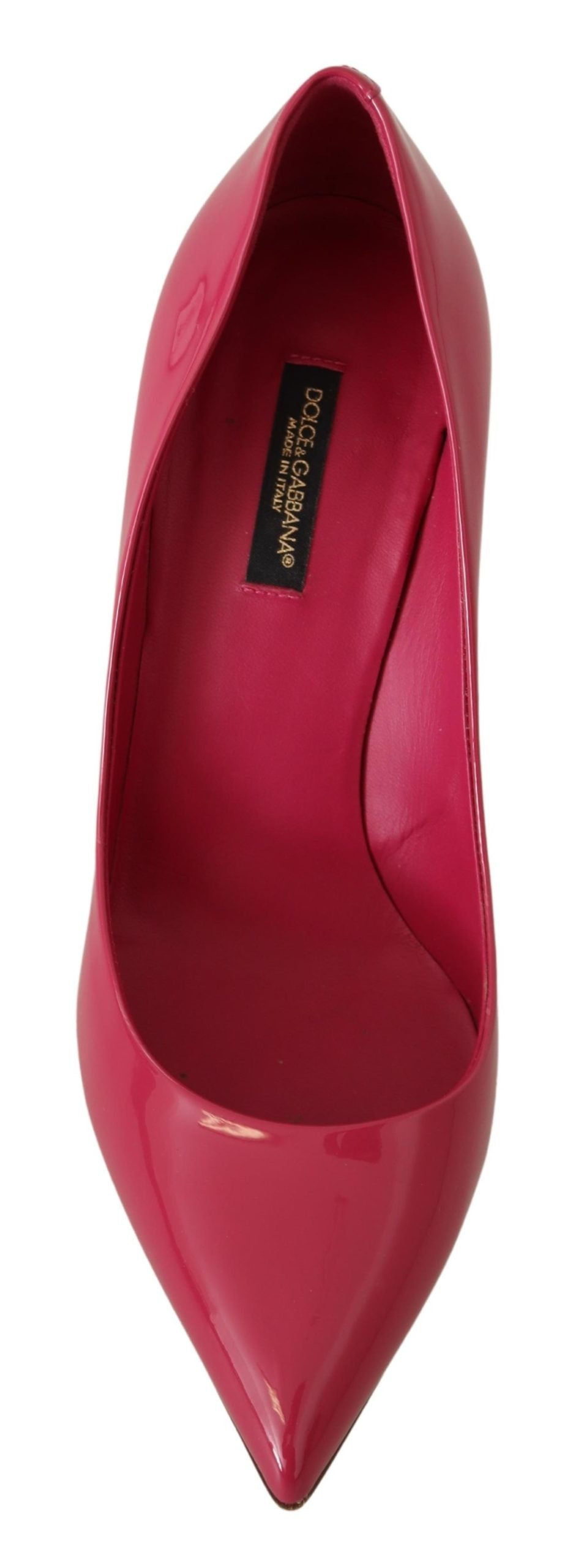 Dunkelrosa Lackleder Heels Pumps Schuhe