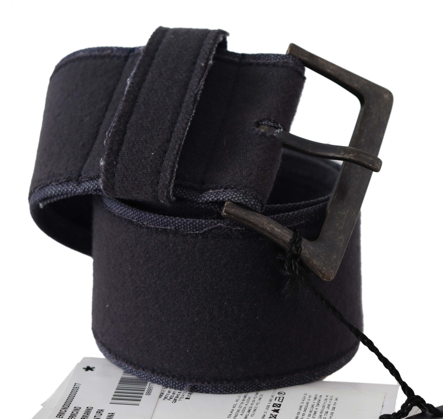 Schwarzes Leder Breite Schnalle Taille Luxus Gürtel