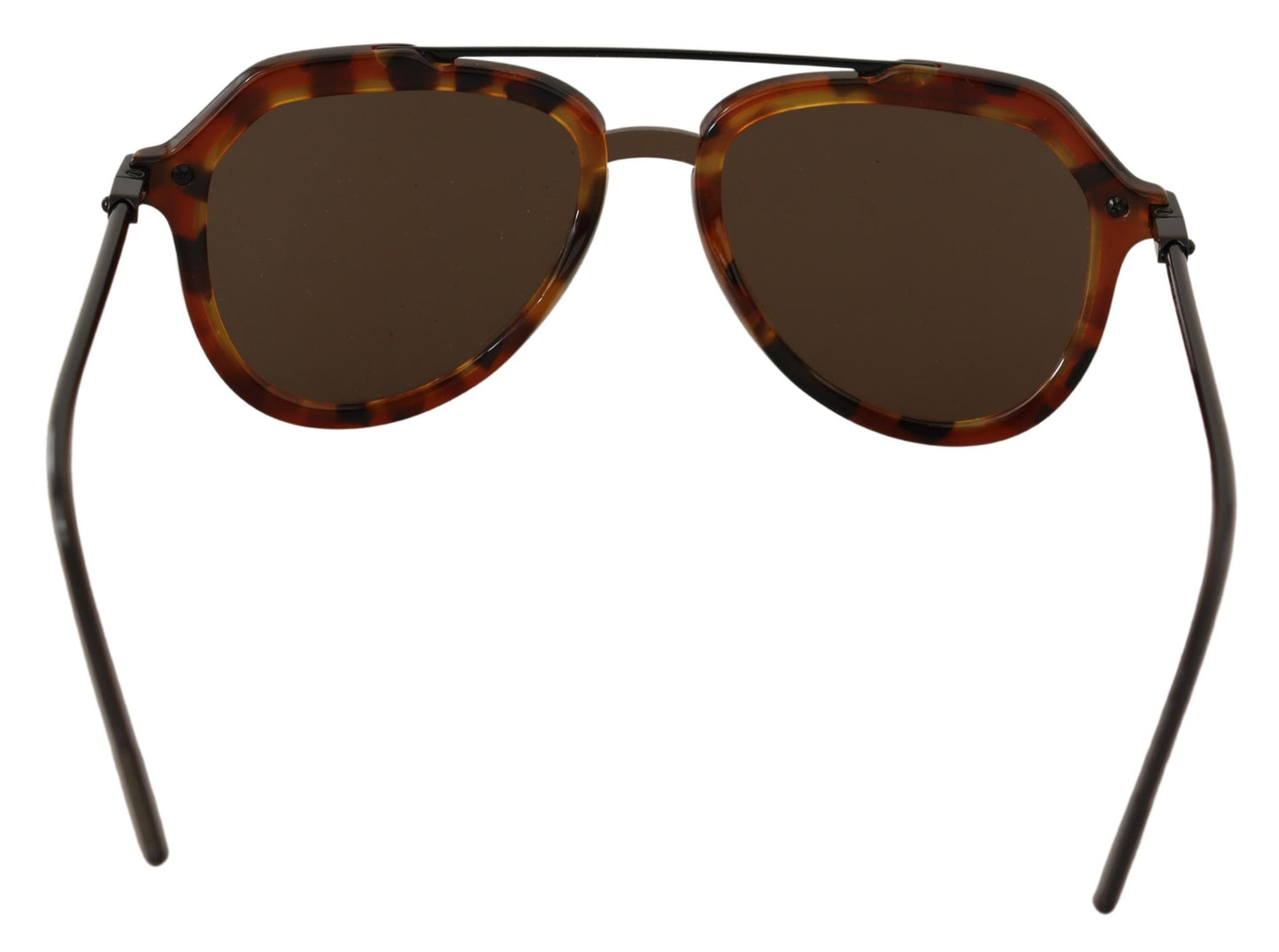 Dunkelrote Havanna Pilot UV-Schutz-Sonnenbrille