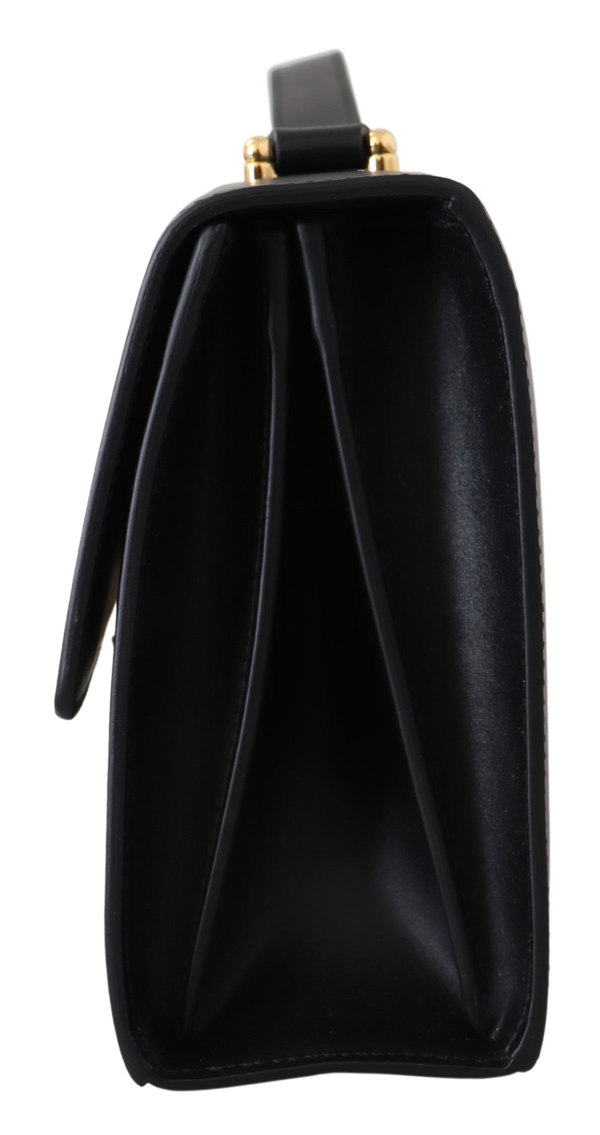 Schwarzes Leder Zumi Umhängetasche