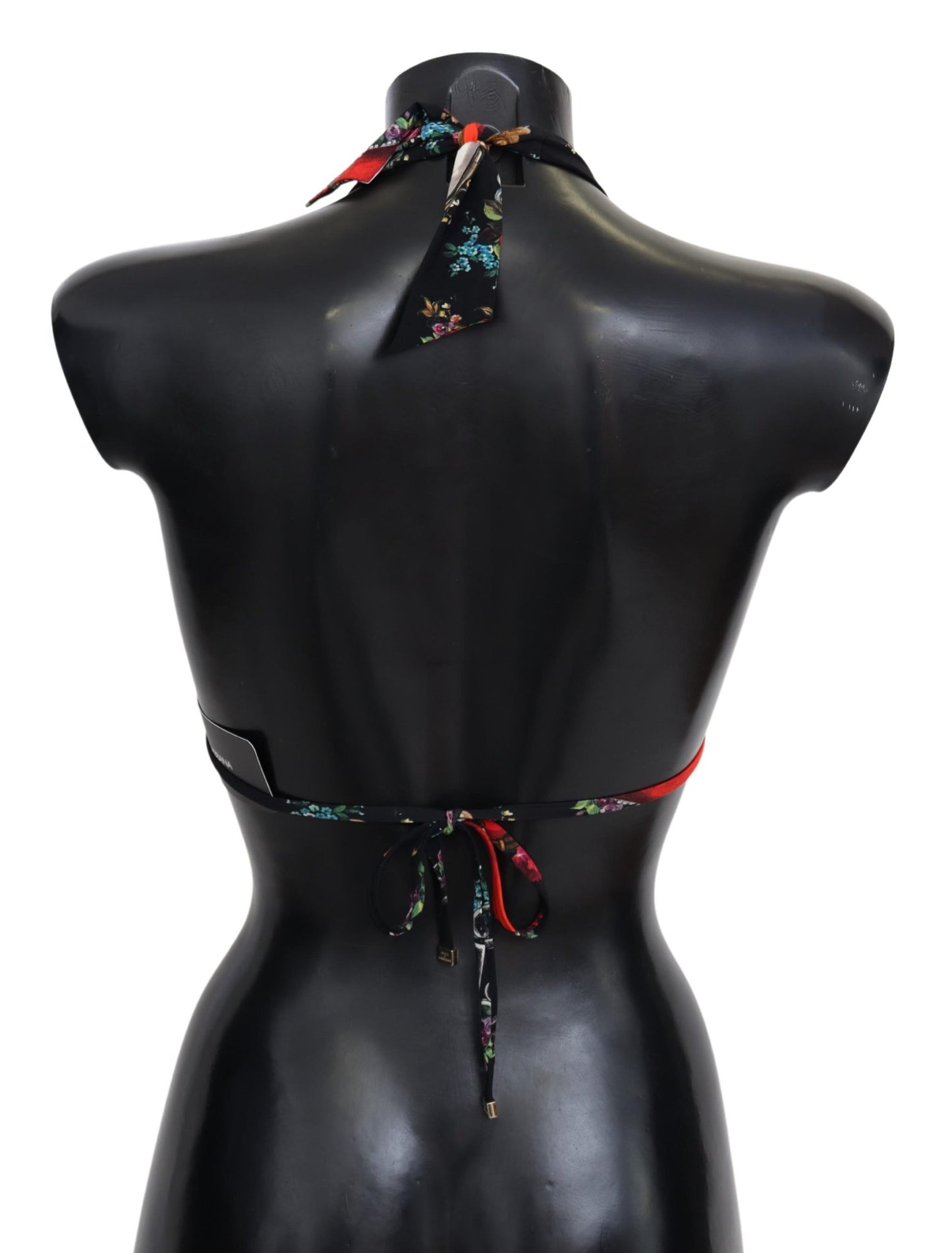 Schwarzes Herz Print Badeanzug Beachwear Bikini Tops