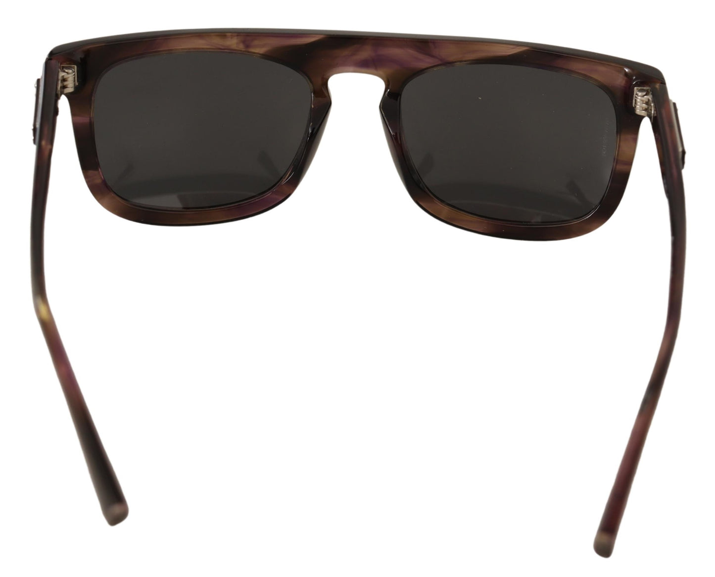 Dunkle Havanna Braune Gläser Quadratische Plastik Sonnenbrille