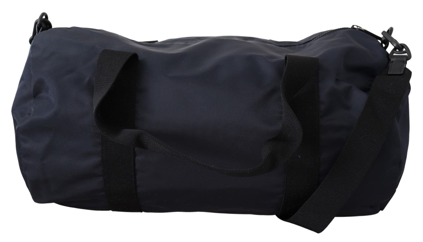 Blaue Nylon-Reisetasche