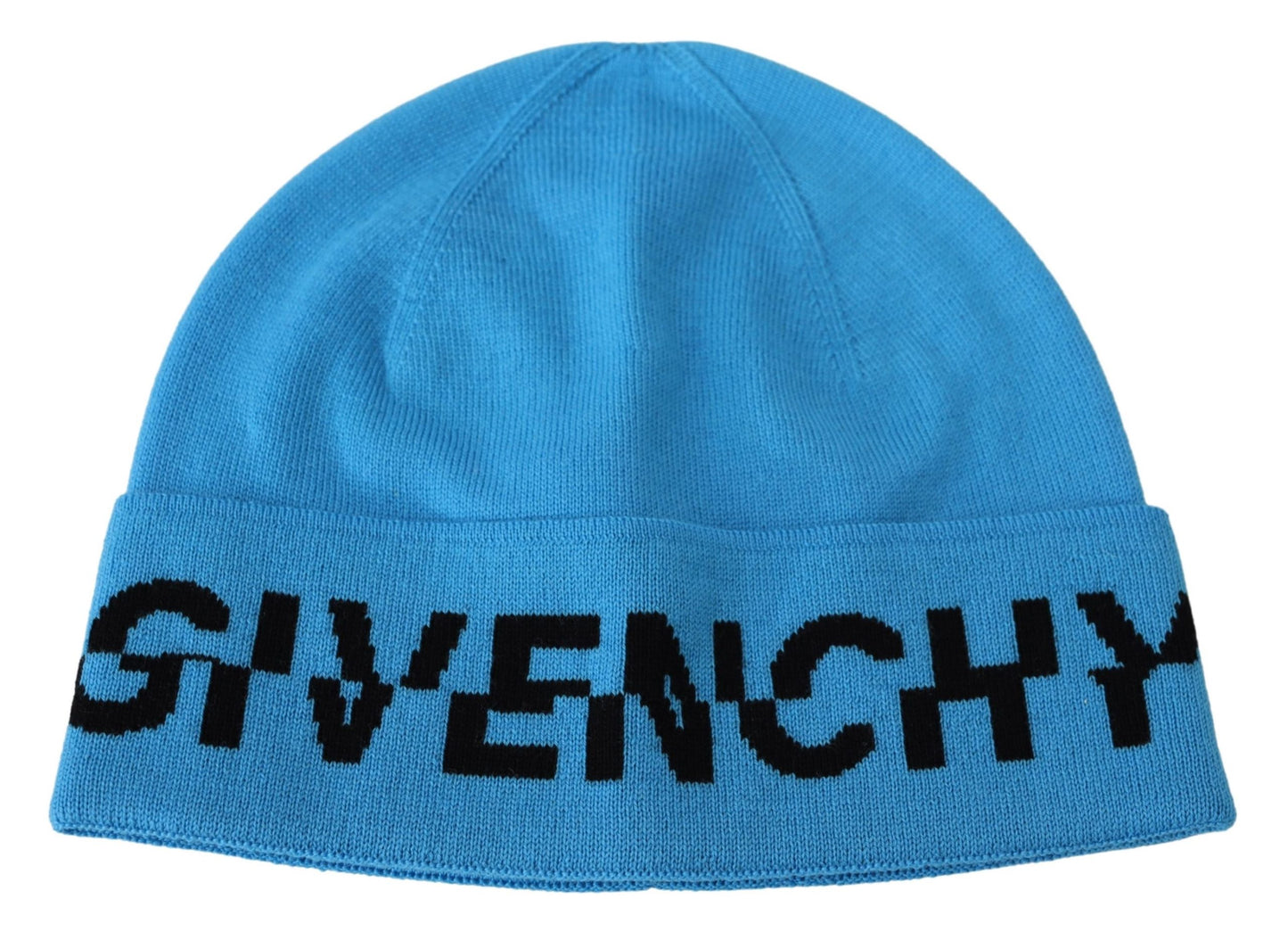 Blaue Wollmütze Logo Winter Warm Beanie Unisex Mütze
