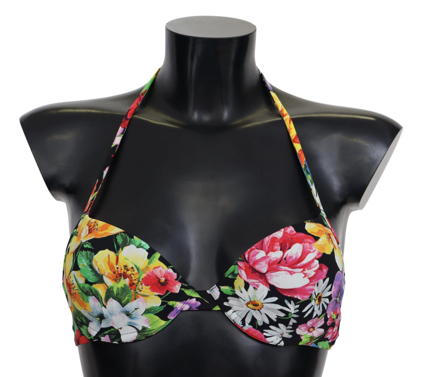 Bikini-Oberteile mit Blumendruck und mehrfarbig