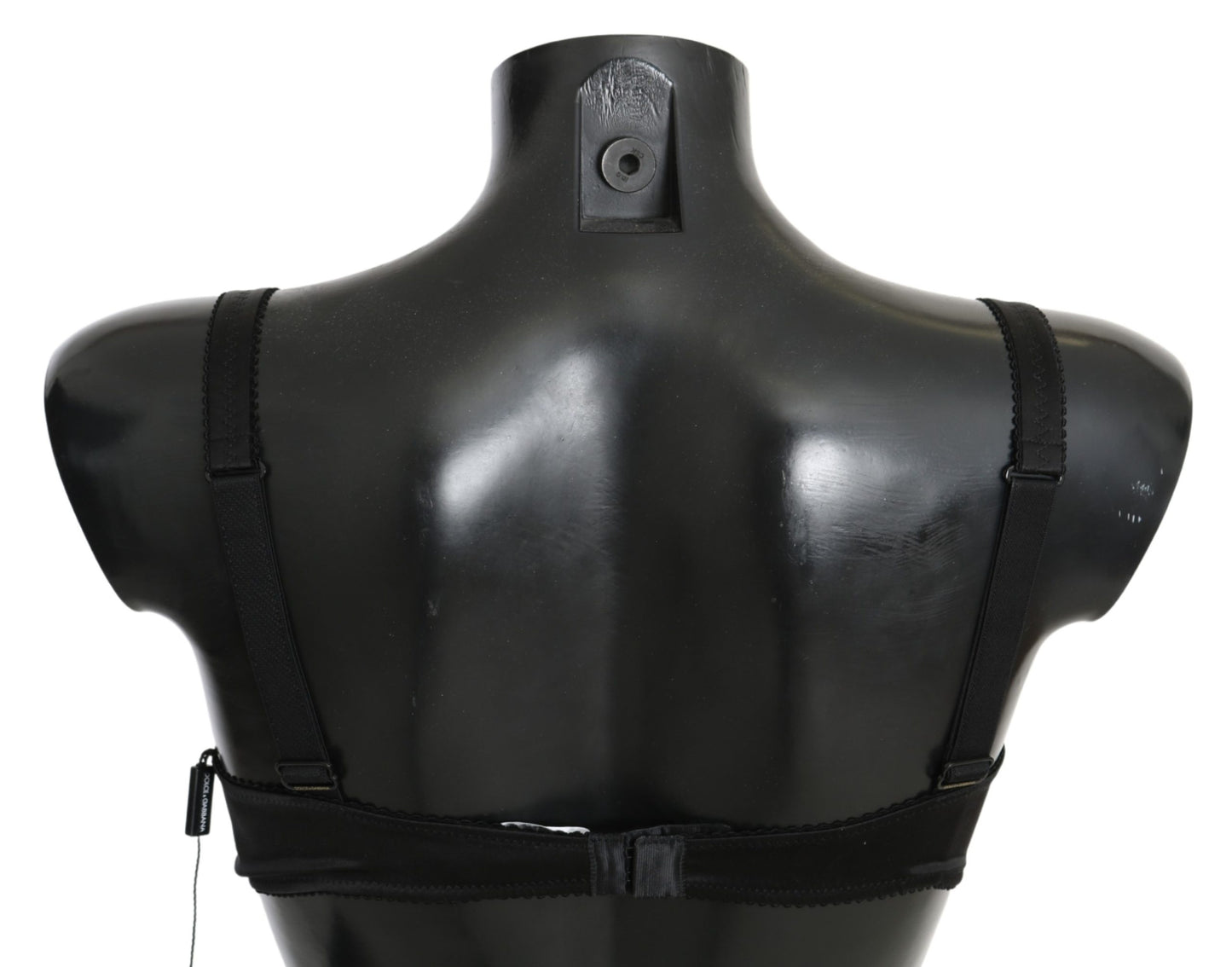 Schwarzer Spitze Frauen Seide Stretch BH Unterwäsche