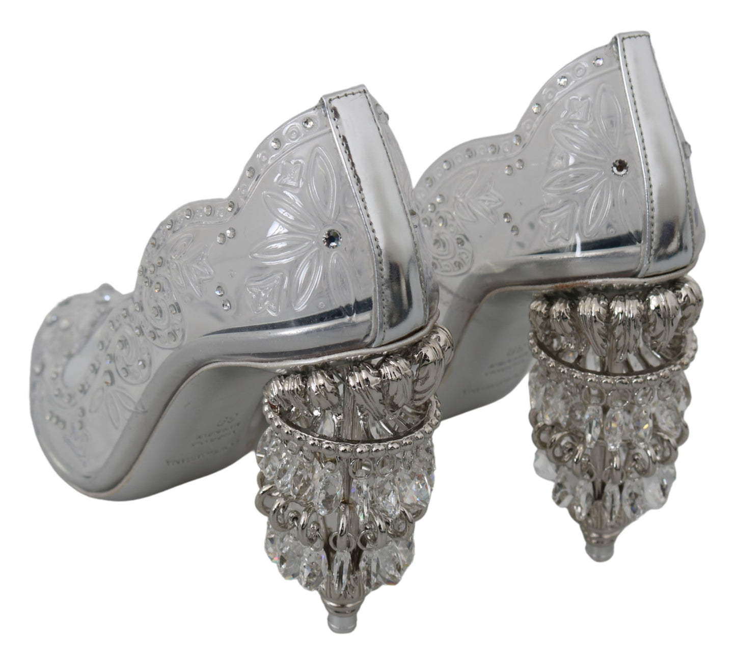 Transparente Kristall-Absätze CINDERELLA Schuhe