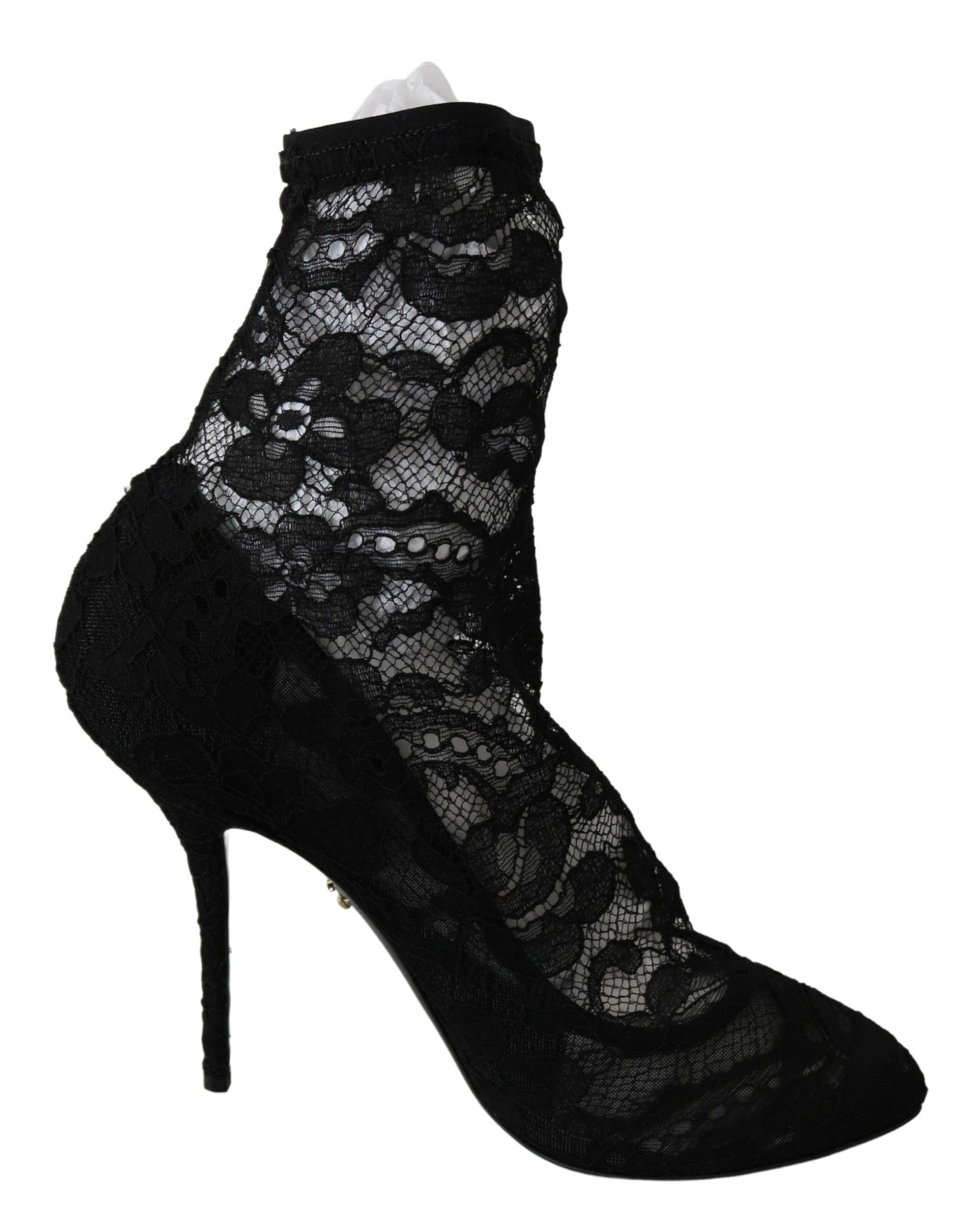 Schwarze Spitze Taormina High Heels Pumps