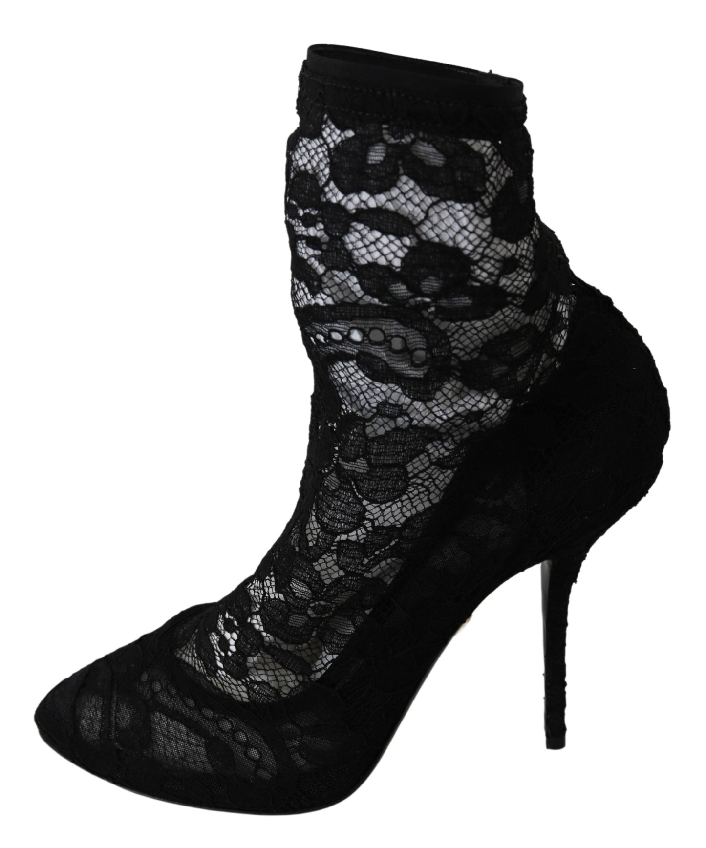 Schwarze Spitze Taormina High Heels Pumps