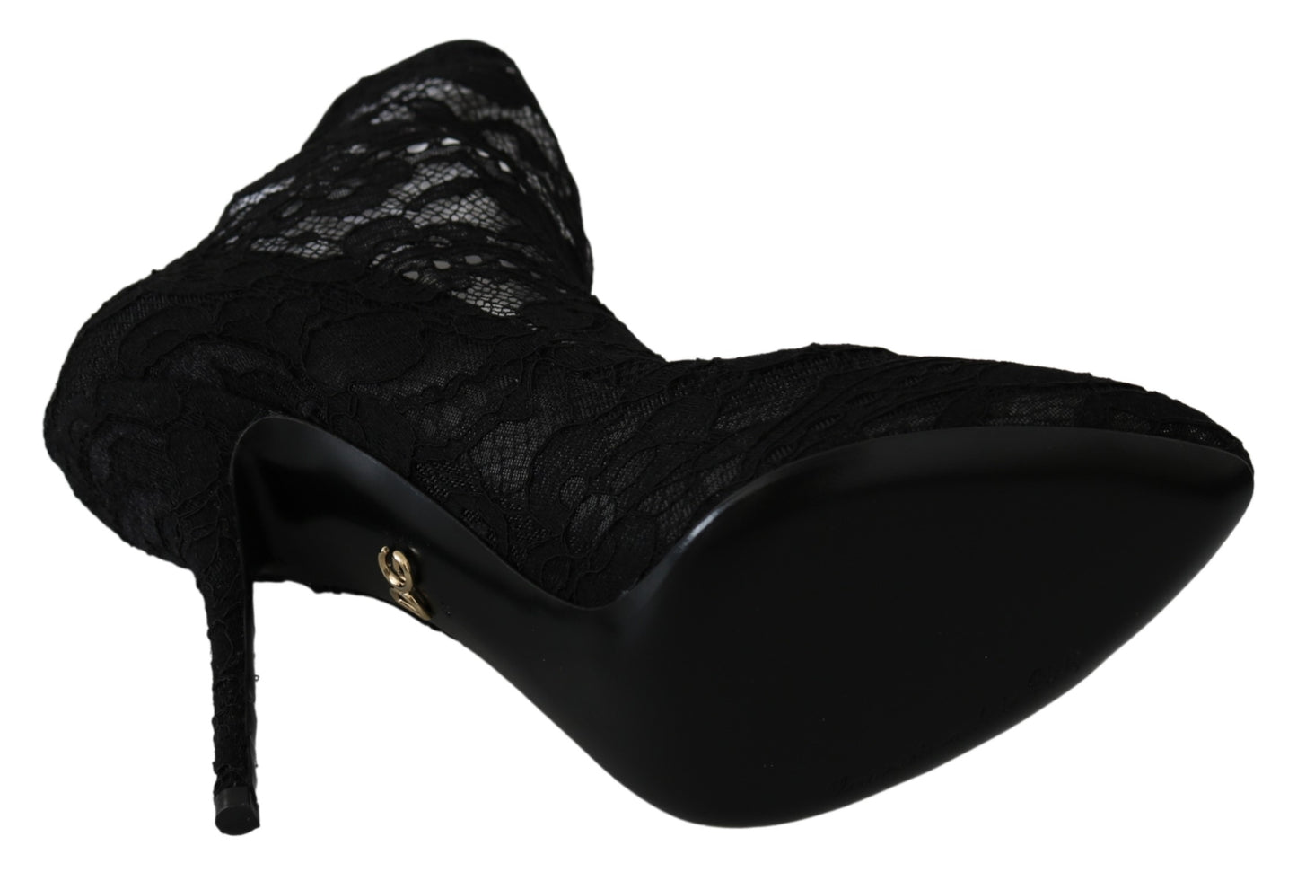 Schwarze Spitze Taormina High Heels Pumps