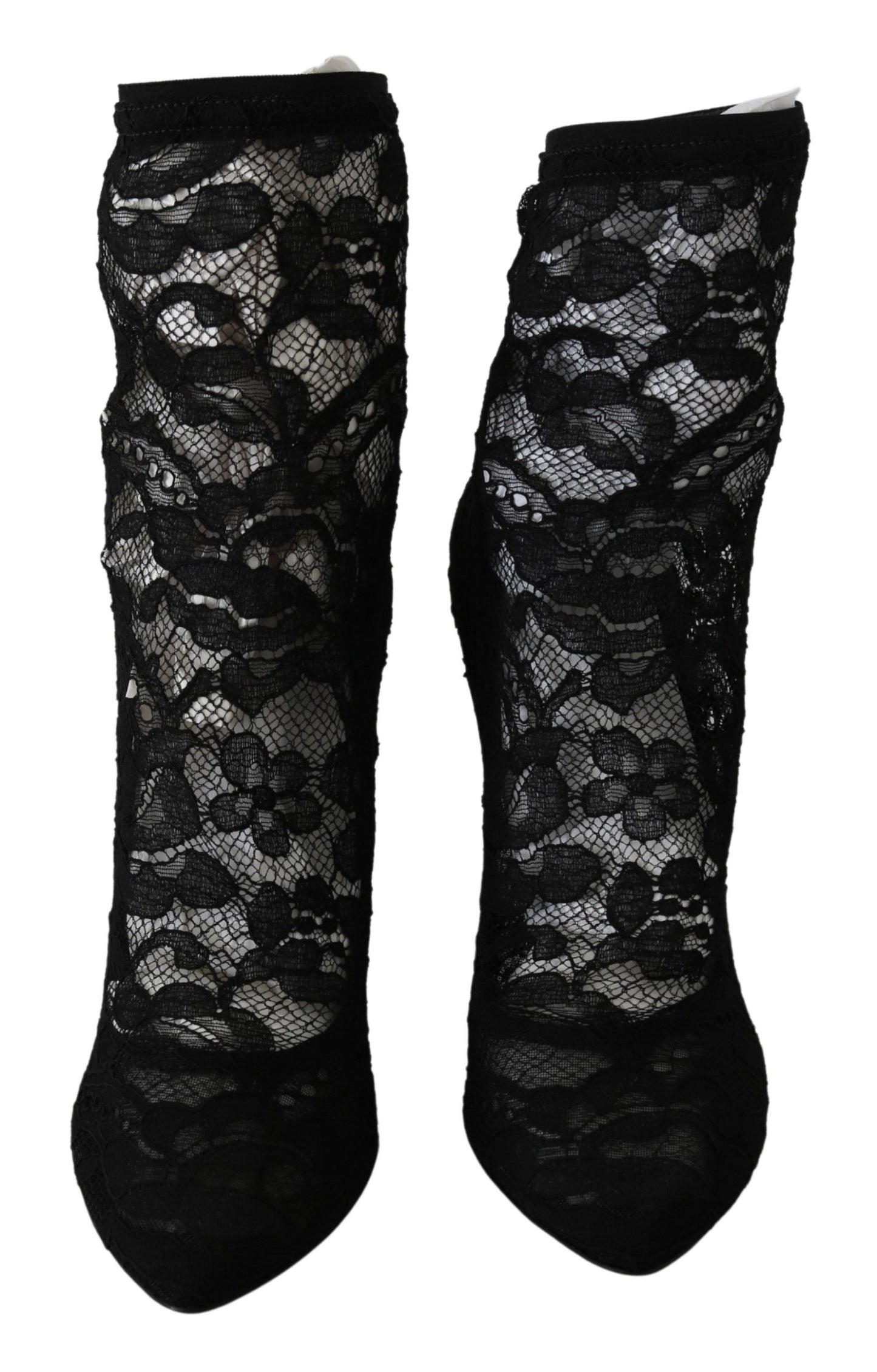 Schwarze Spitze Taormina High Heels Pumps