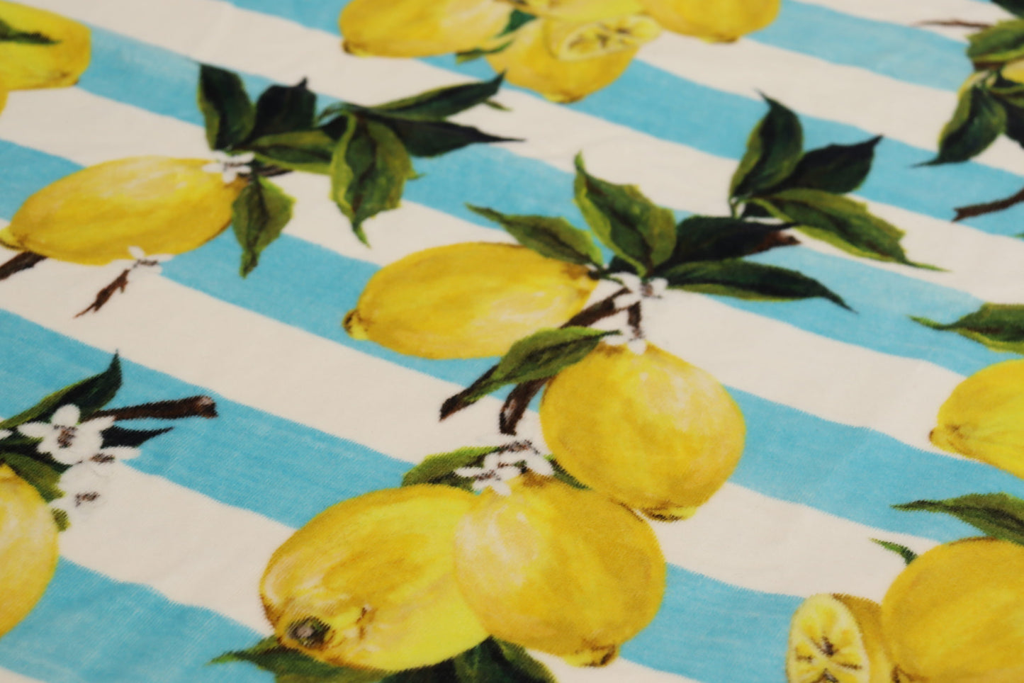 Blau Gelb Zitronen Handtuchbezug Erwachsene Strandtuch