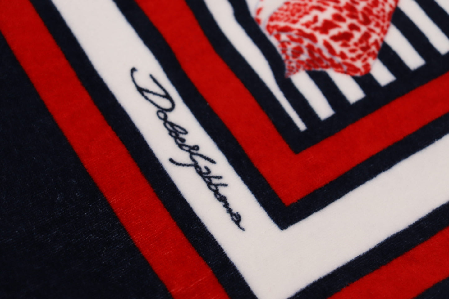 Blau Rot Muschel Strandtuch Cover Strandtuch