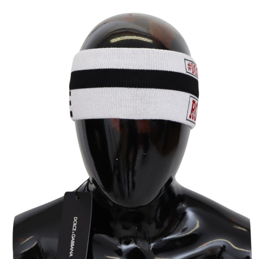 Weiß #DGmillennials Royal Wool Knit Headband