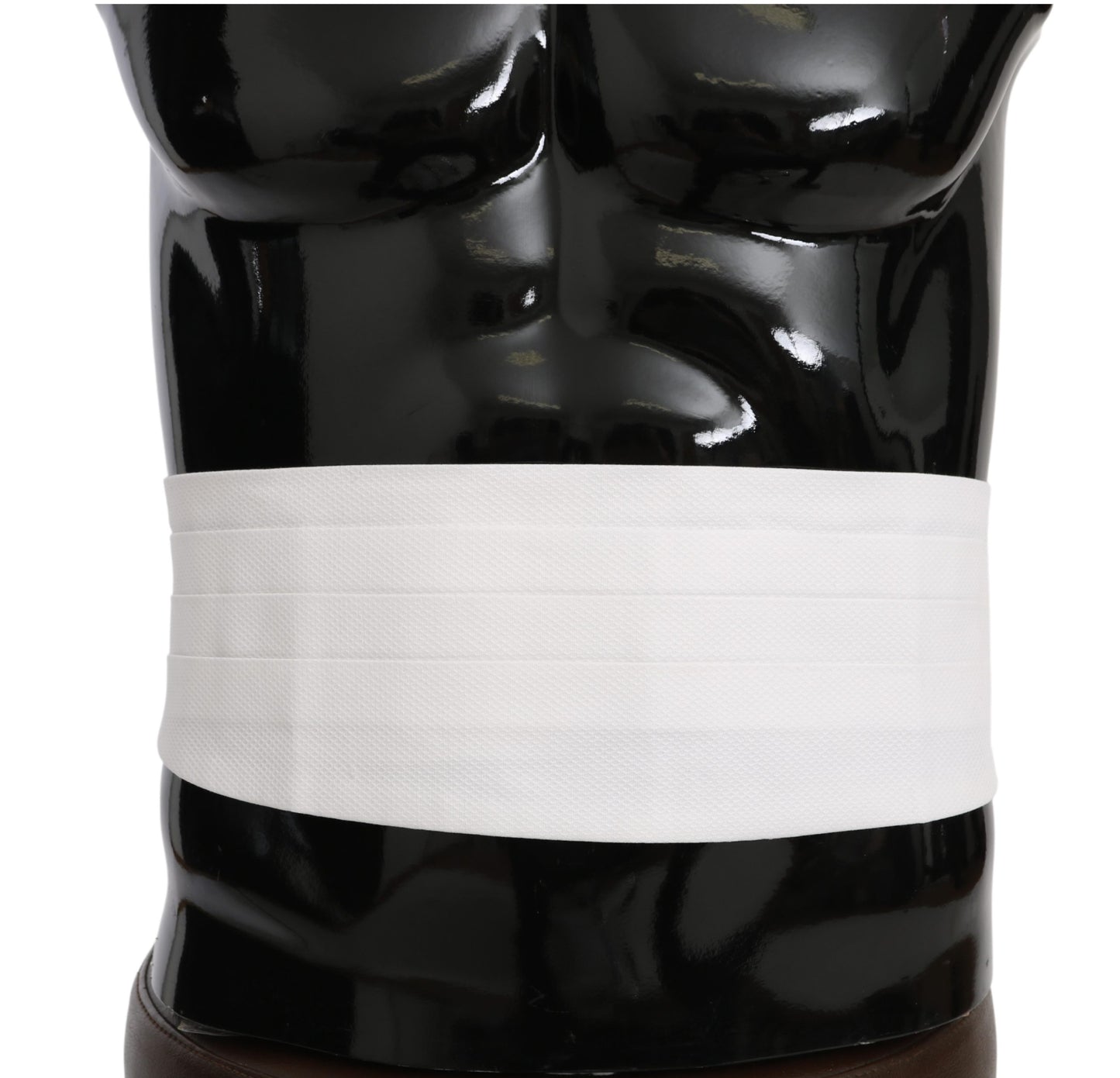 Weißer Männer Taillengürtel Baumwolle Kummerbund