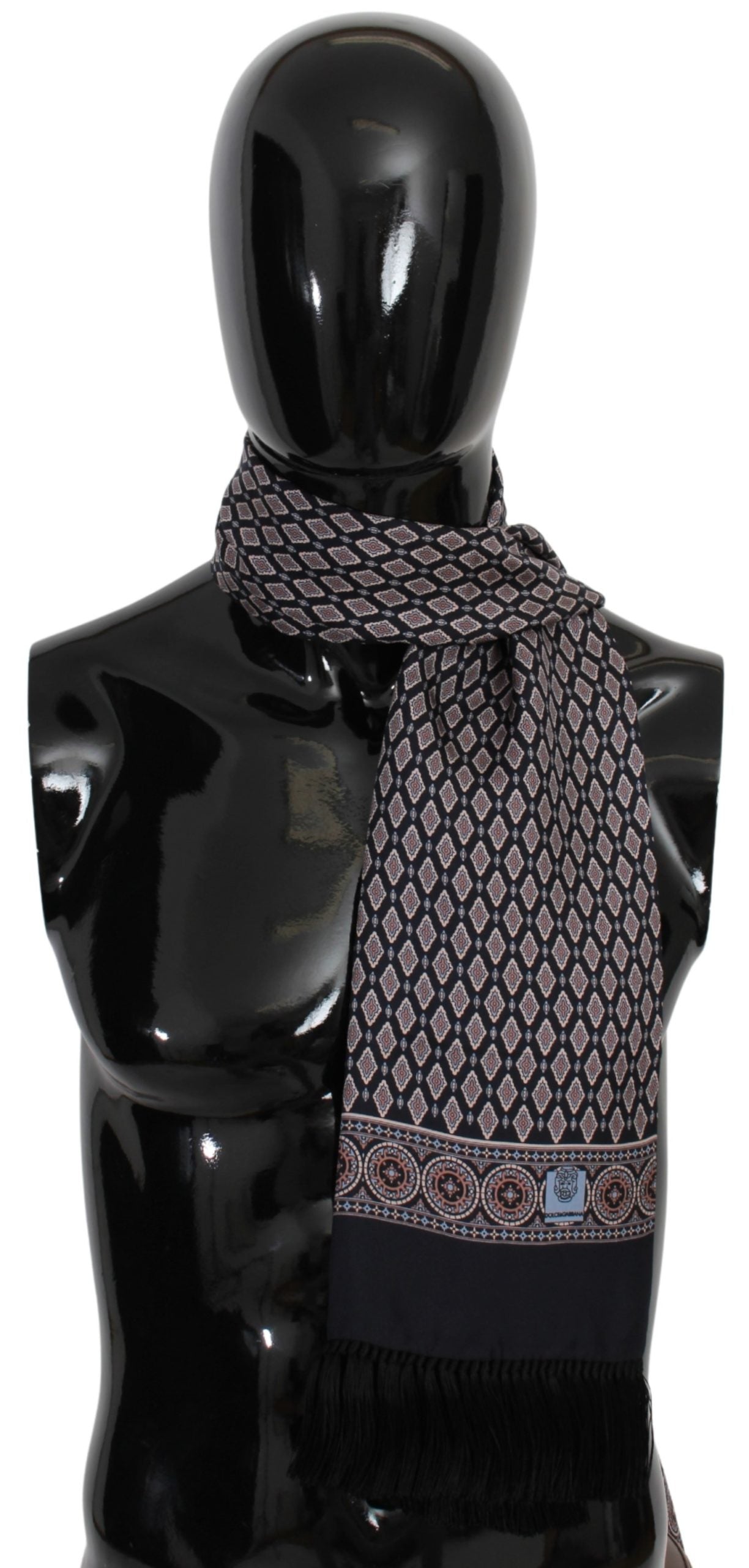 Seide Multicolor Fransen Hals Wrap Schal Schal