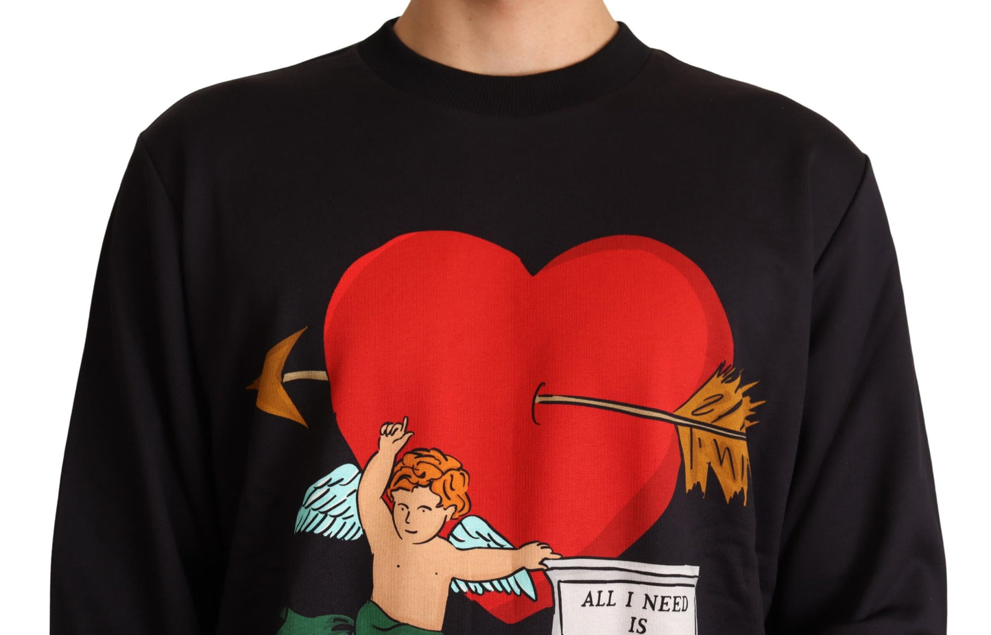 Black Heart Amore Pullover aus Baumwolle