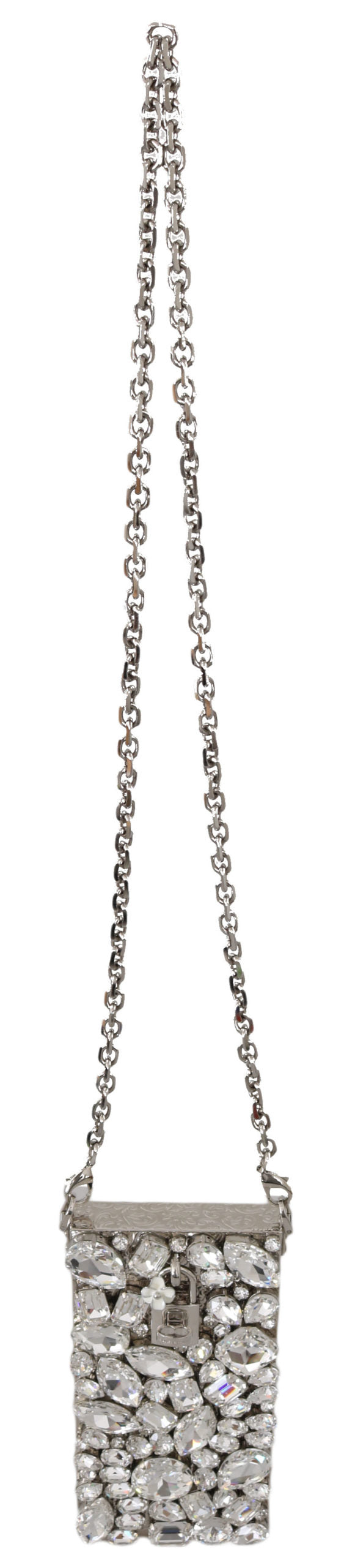 Cross Body Silber Kristall Messing Kristall Geldbörse