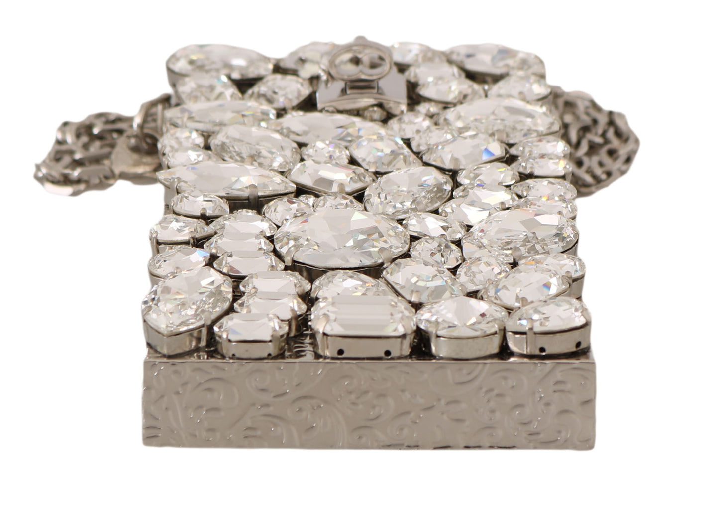 Cross Body Silber Kristall Messing Kristall Geldbörse