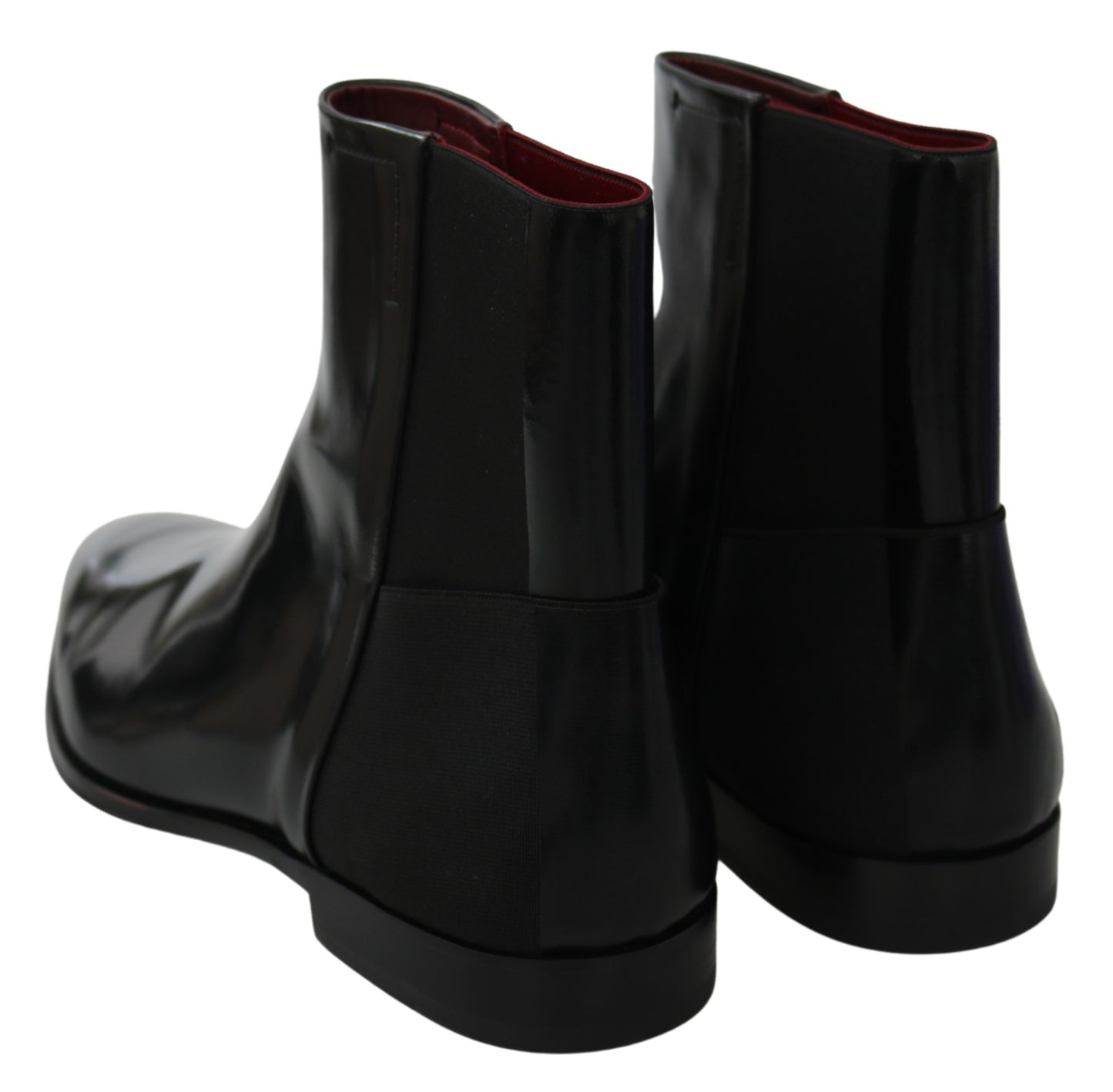 Schwarzes Leder Chelsea Herrenstiefel