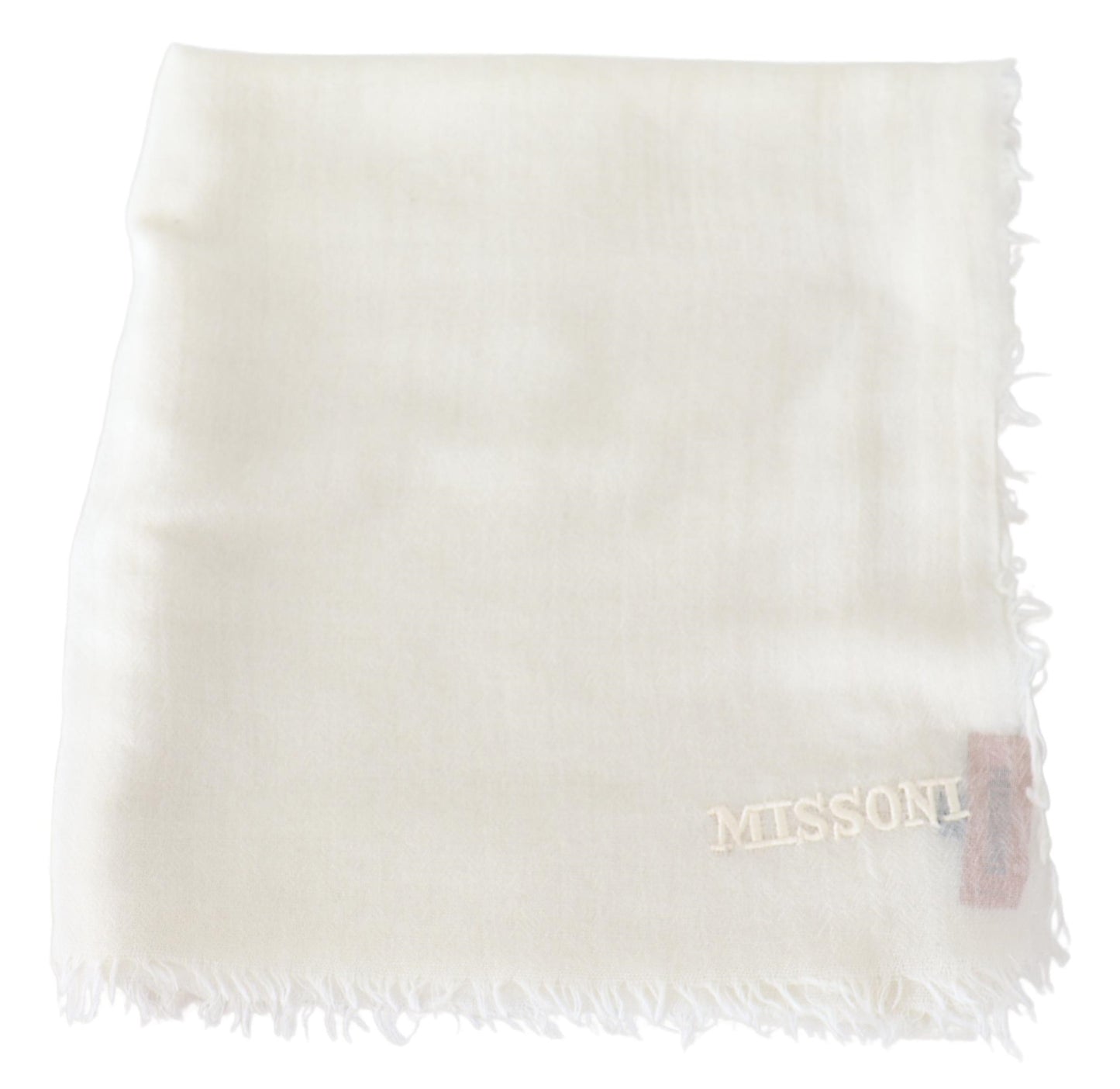 Weißer 100% Kaschmir Unisex-Halstuch