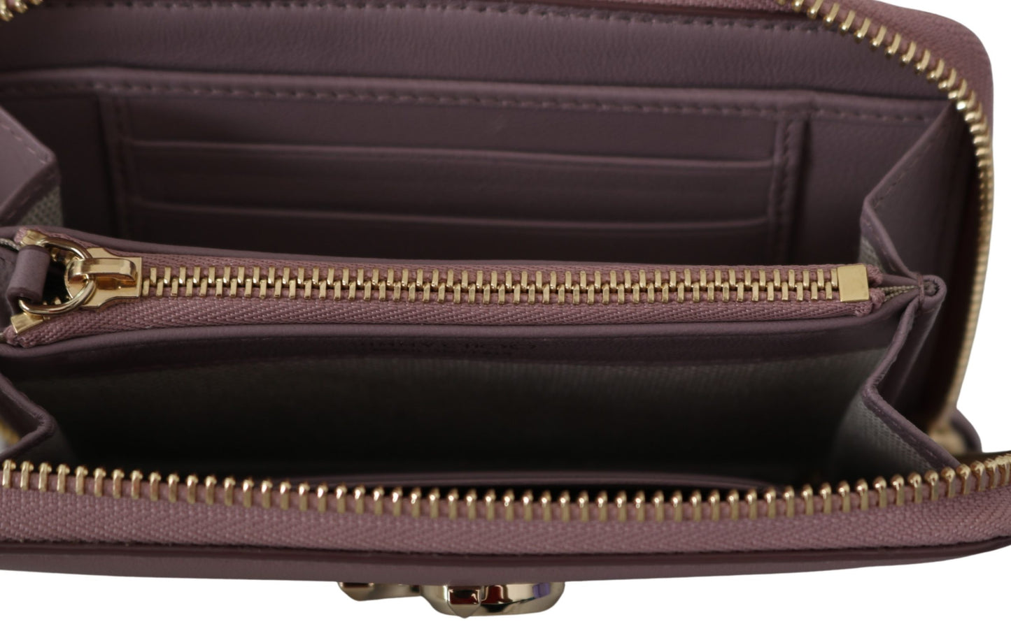 Christie Mauve Leder Portemonnaie