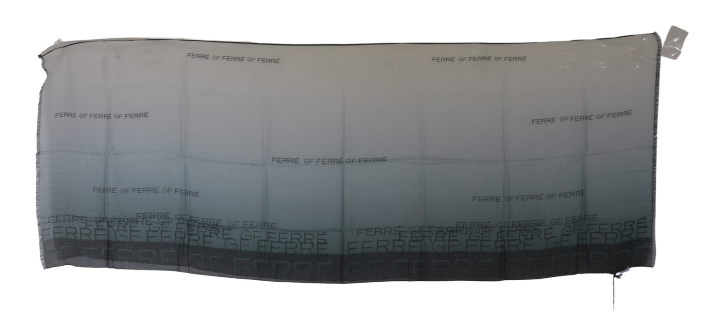 Blau Baumwolle Gedruckt Frauen Hals Wrap Schal Schal