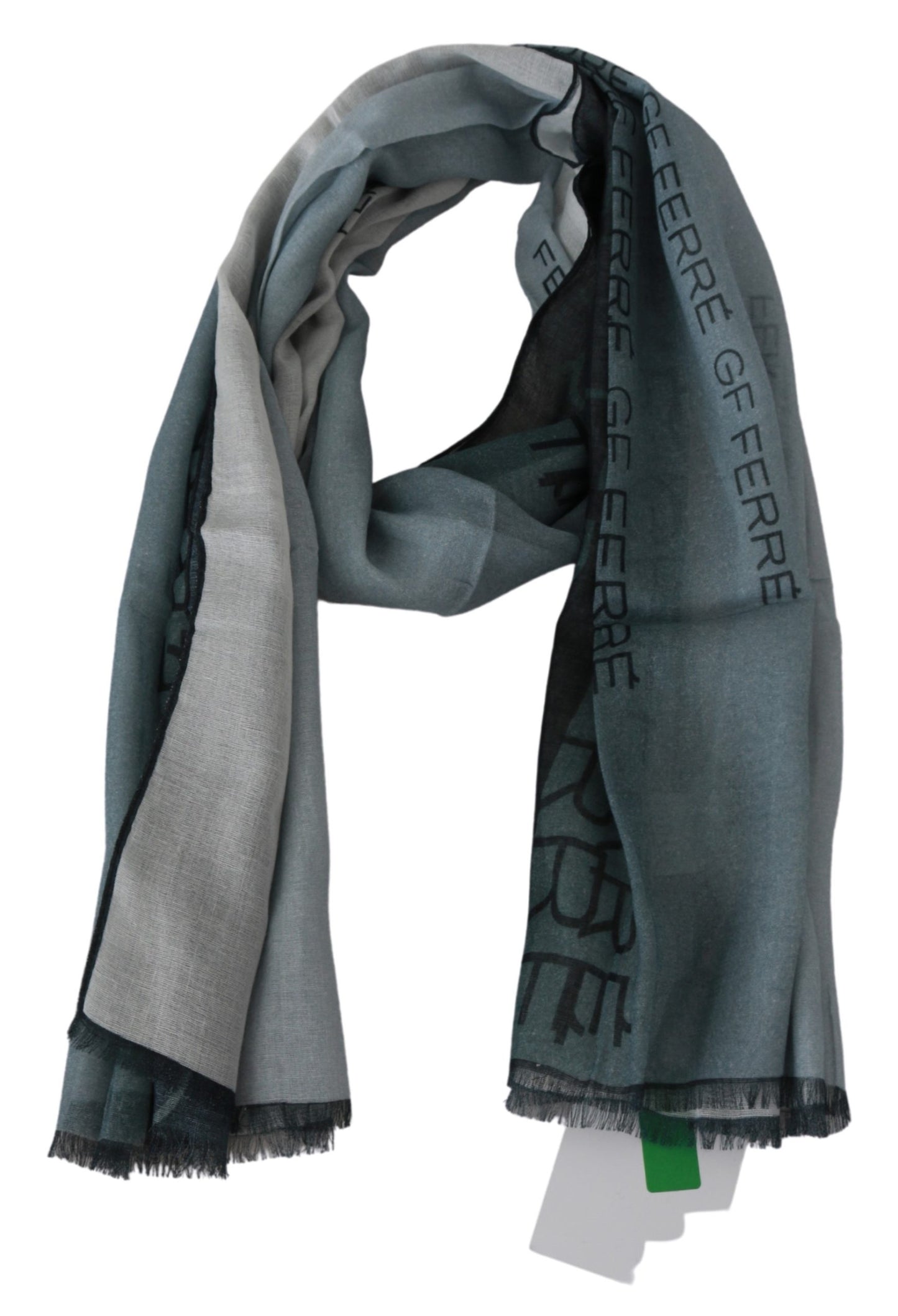 Blau Baumwolle Gedruckt Frauen Hals Wrap Schal Schal